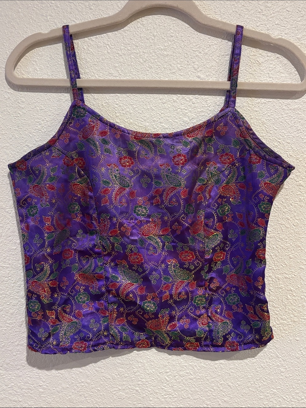 Vtg shiny top‎ grunge